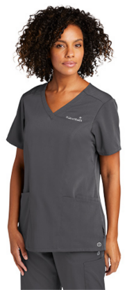 Picture of Pewter Scrub Top
