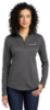 Picture of Steel Gray/Black Ladies Qtr Zip Pullover