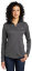 Picture of Steel Gray/Black Ladies Qtr Zip Pullover