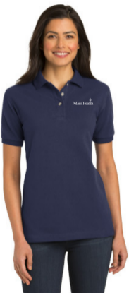Picture of Navy Ladies Pique Polo
