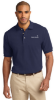 Picture of Navy Mens Pique Polo