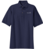 Picture of Navy Mens Pique Polo